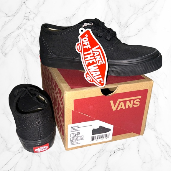 Vans Other - Vans Authentic Toddler Shoes Unisex Black Size 10